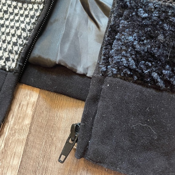 Vintage Great Cavalier by St Paul Black and White Patchwork Jacket Size S - Picture 6 of 11